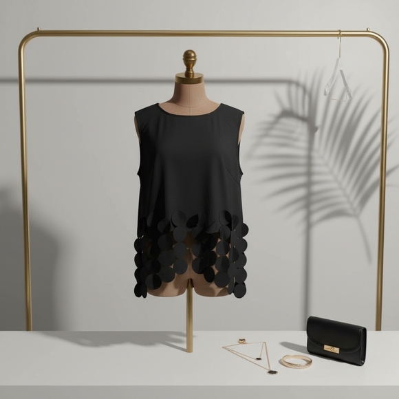 Dangle Circles Blouse - Picture 3 of 7